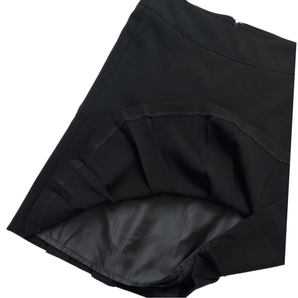 Boutiques San Francisco Pleated Black skirt Mid-Knee - Picture 4 of 9